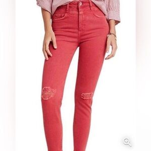 EUC Pilcro and the Letterpress (Anthropologie) High-Rise Slim sz 28